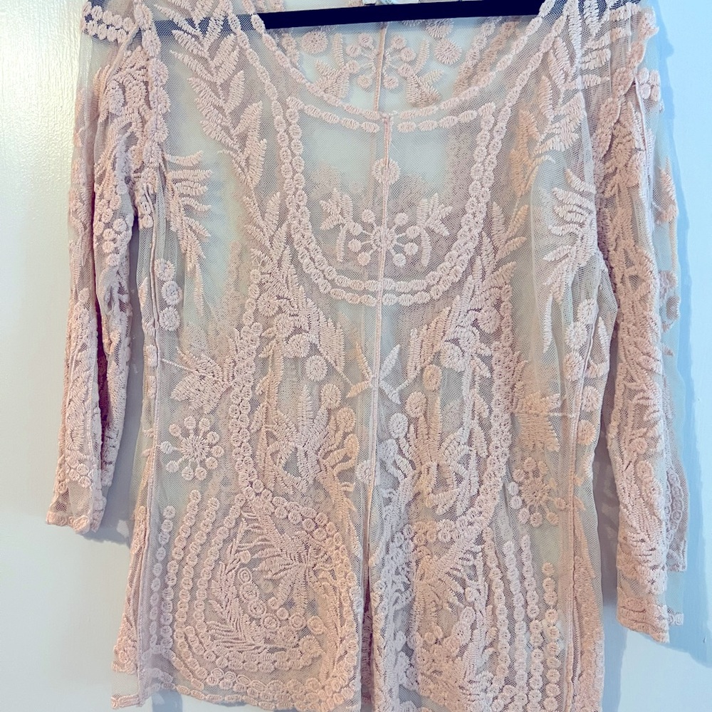 Pink small saint tropez top